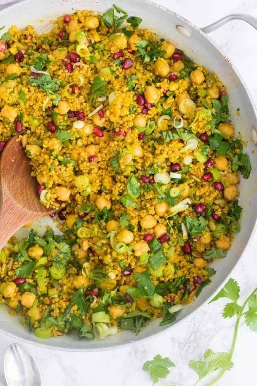 Black Quinoa and Chickpea Curry