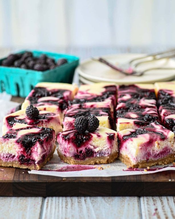 Black Raspberry Cheesecake