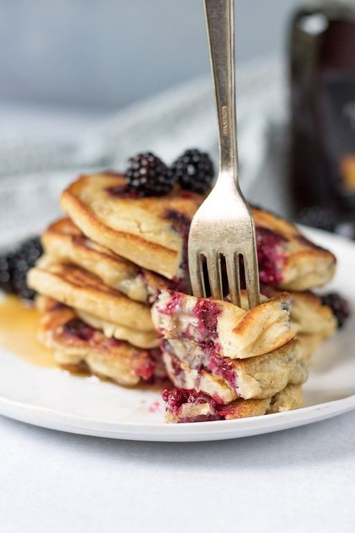 Black Raspberry Pancakes