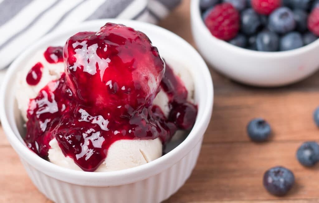 Black Raspberry Sauce for Desserts