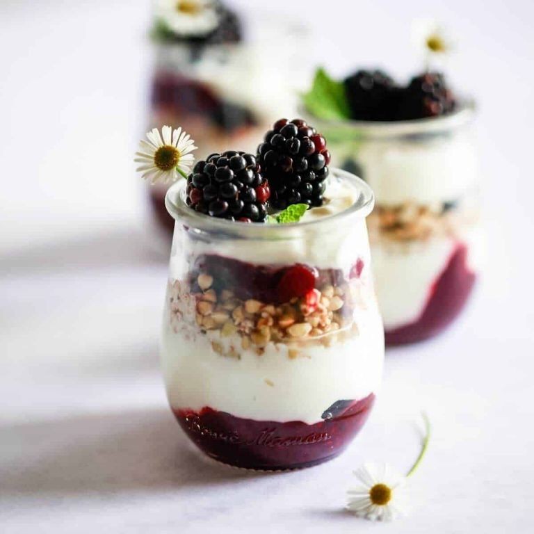Black Raspberry Yogurt Parfait
