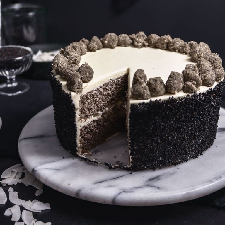 Black Sesame Cake