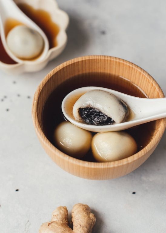 Black Sesame Dumplings