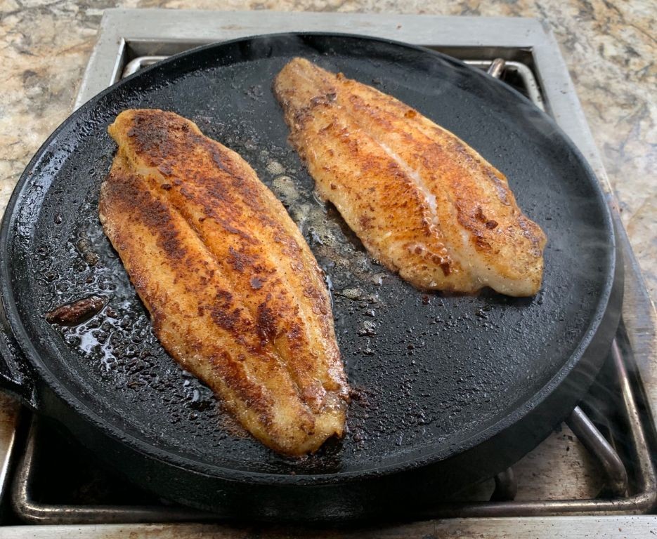 Blackened Fried Swai Fish