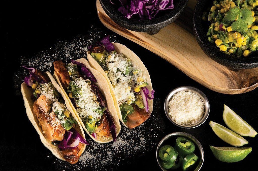 Blackstone Salmon and Corn Salsa Quesadillas
