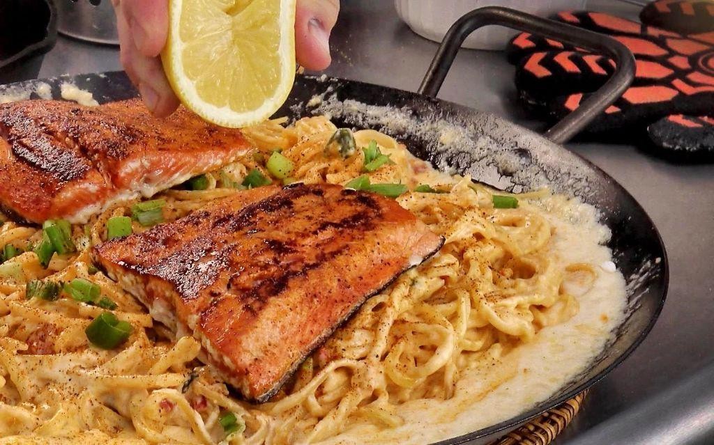 Blackstone Salmon with Cajun Spice Rub