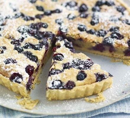 Blueberry Almond Tart
