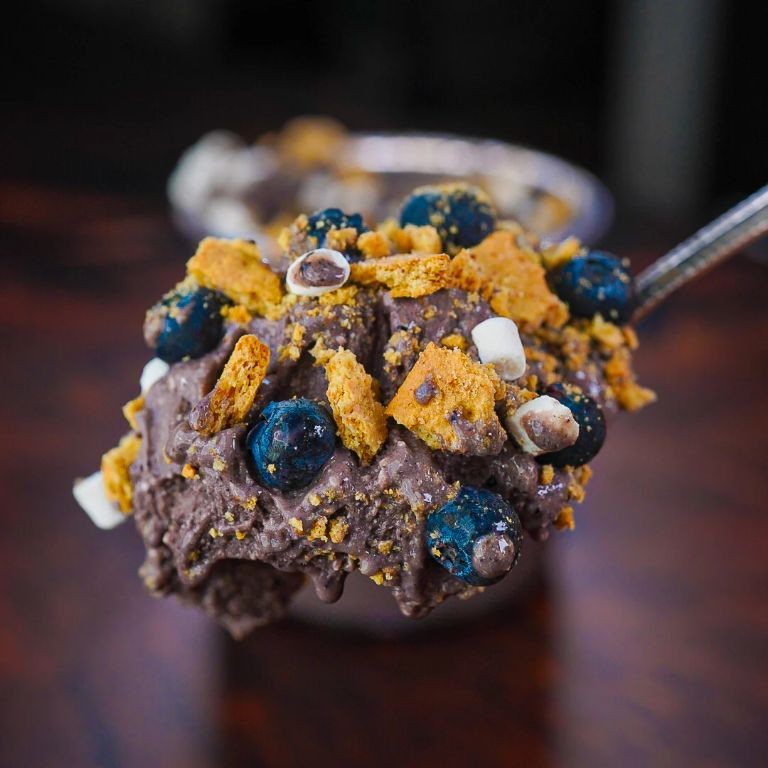 Blueberry Cheesecake Protein Ice Cream