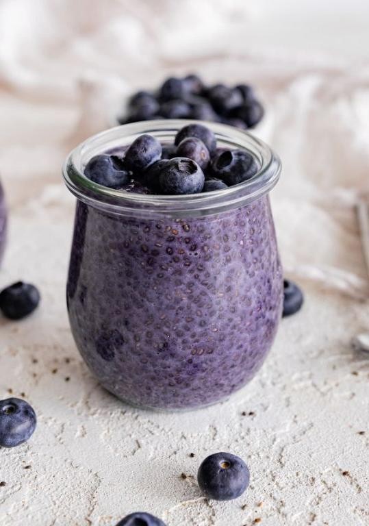 Blueberry Chia Seed Pudding