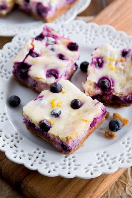 Blueberry Lemon Cheesecake Bars