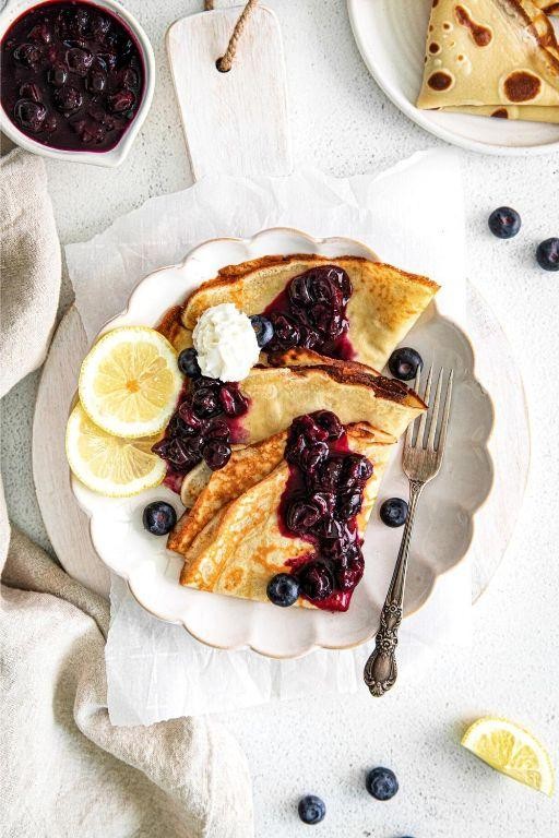 Blueberry Lemon Curd Ebelskiver