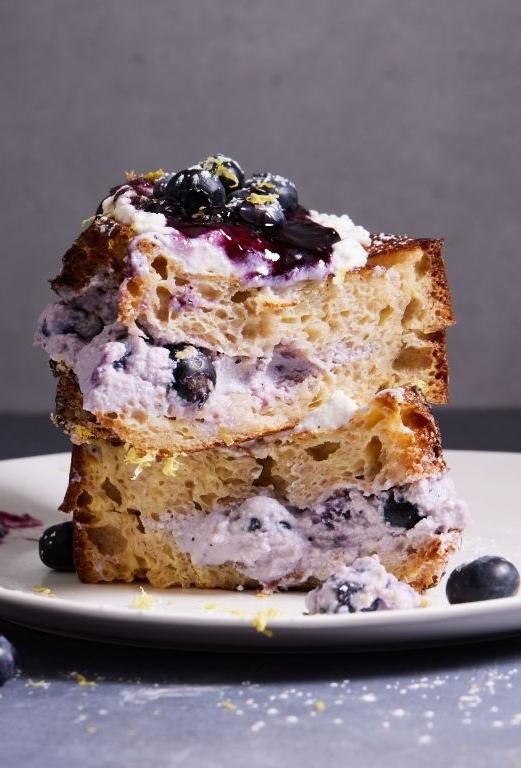 Blueberry Lemon Stuffed French Toast