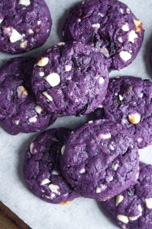 Blueberry White Chocolate Cookies