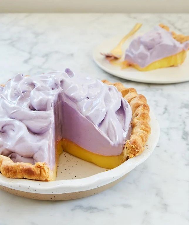 Blueberry and Lemon Meringue Pie