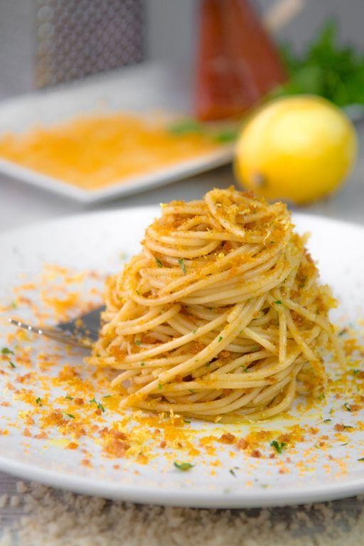 Bottarga Pasta with Lemon and Olive Oil
