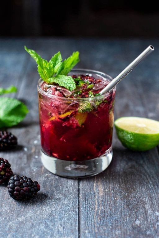 Bourbon Blackberry Smash