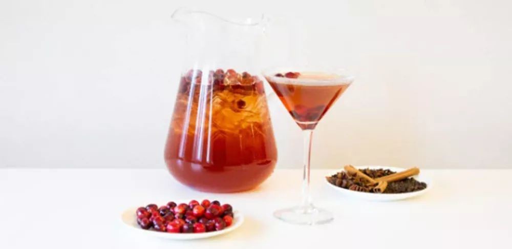 Bourbon Cranberry Sparkler