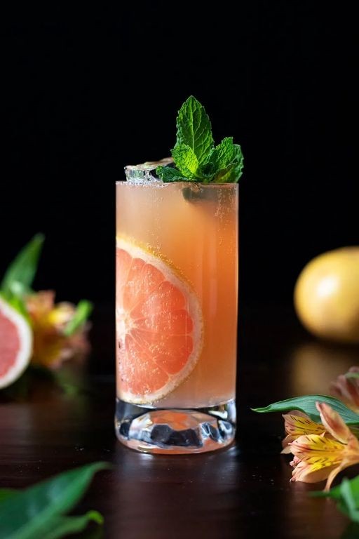Bourbon Grapefruit Paloma