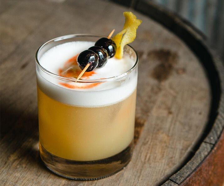 Bourbon Maple Sour