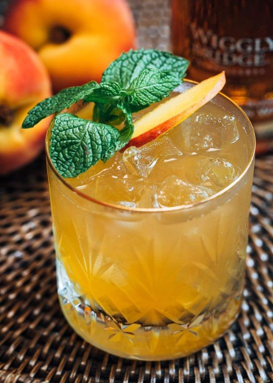 Bourbon Peach Smash
