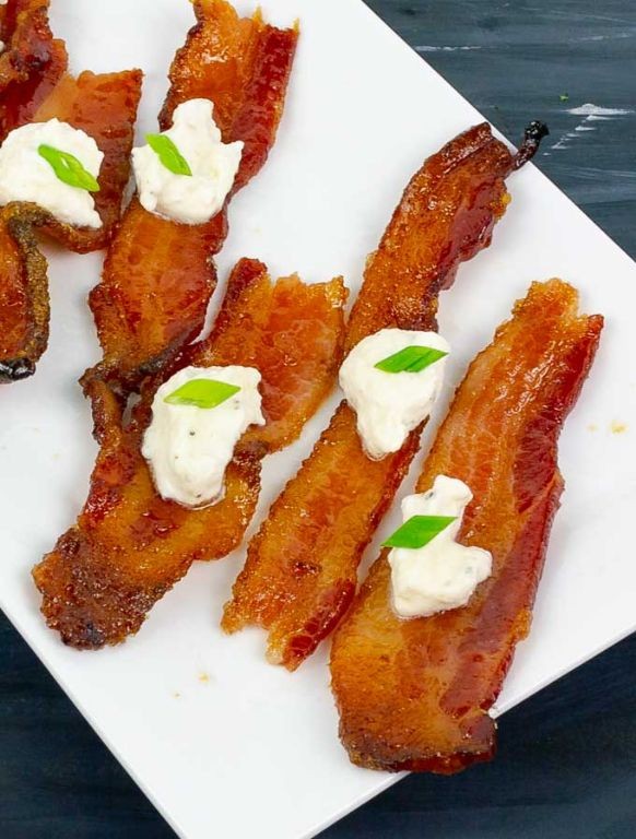 Bourbon-Glazed Homemade Bacon Bites