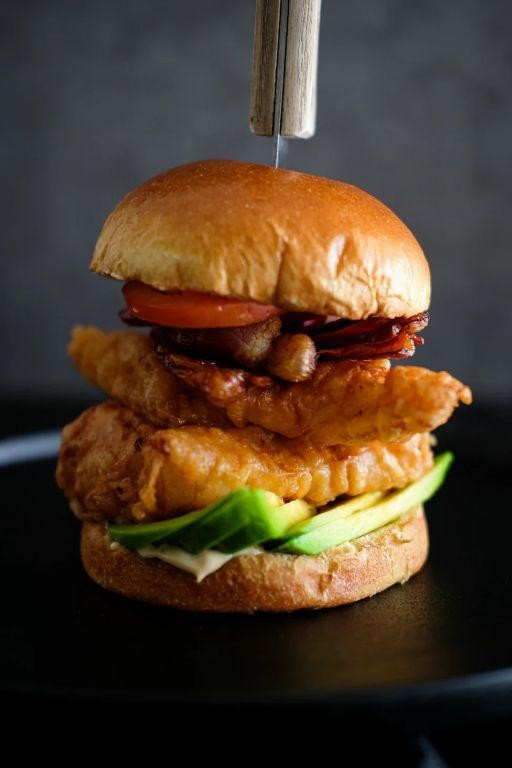 Breaded Cod Sliders with Sriracha Mayo