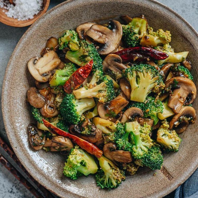 Broccoli and Mushroom Medley