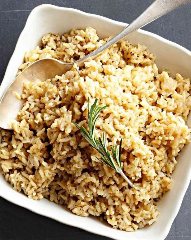 Brown Rice Pilaf with Herbs