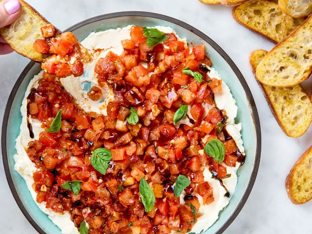 Bruschetta Style Bread Dip