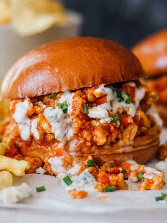 Buffalo Chicken Manwich