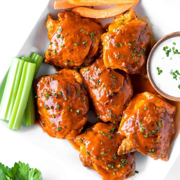 Buffalo Style Frozen Chicken Thighs