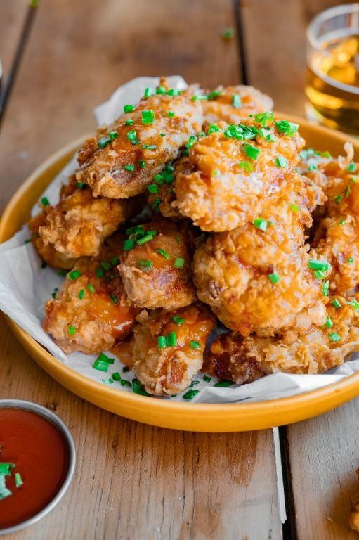 Buttermilk Fried Chicken with Spicy Honey Drizzle