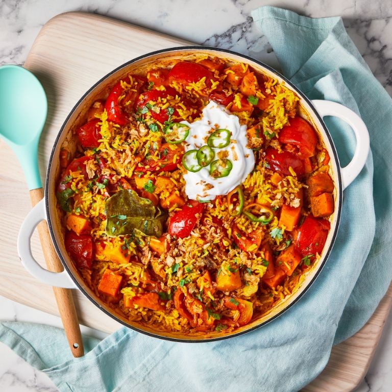 Butternut Squash Biryani