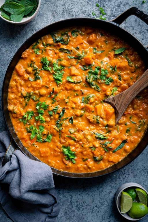 Butternut Squash and Chickpea Curry