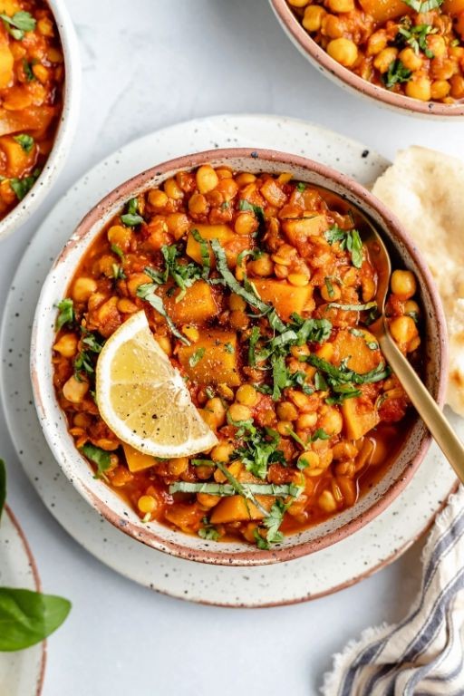 Butternut Squash and Lentil Stew