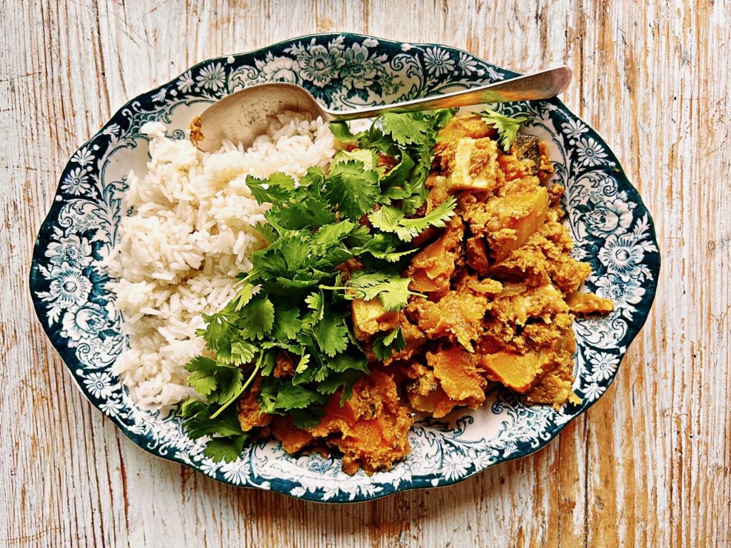 Butternut Squash and Paneer Bhurji