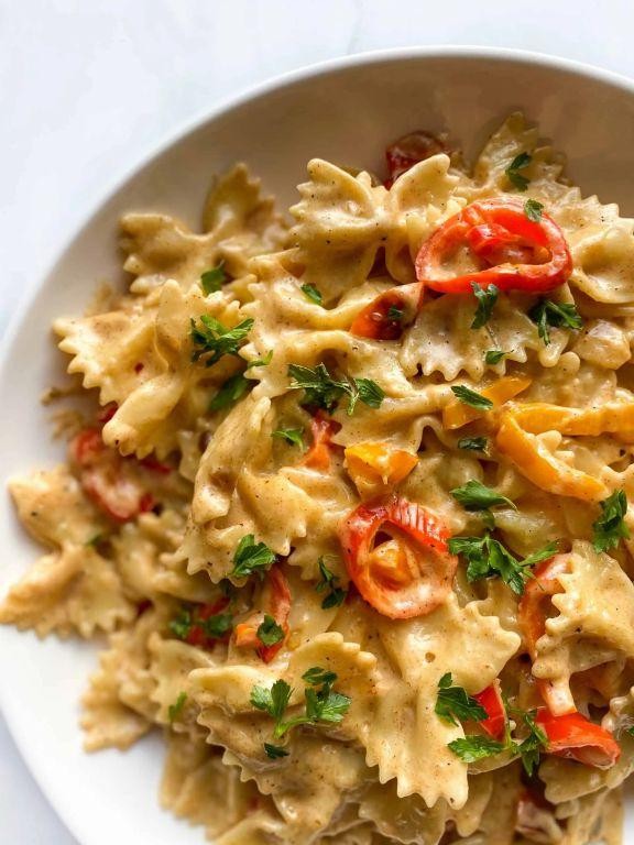 Cajun Pasta Primavera with Spicy Creole Sauce