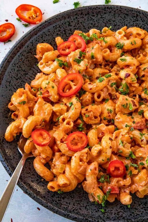 Cajun Pasta with Spicy Tomato Cream Sauce