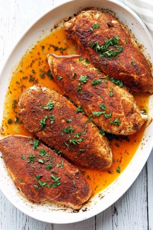 Cajun Spiced Baked Chicken Breast
