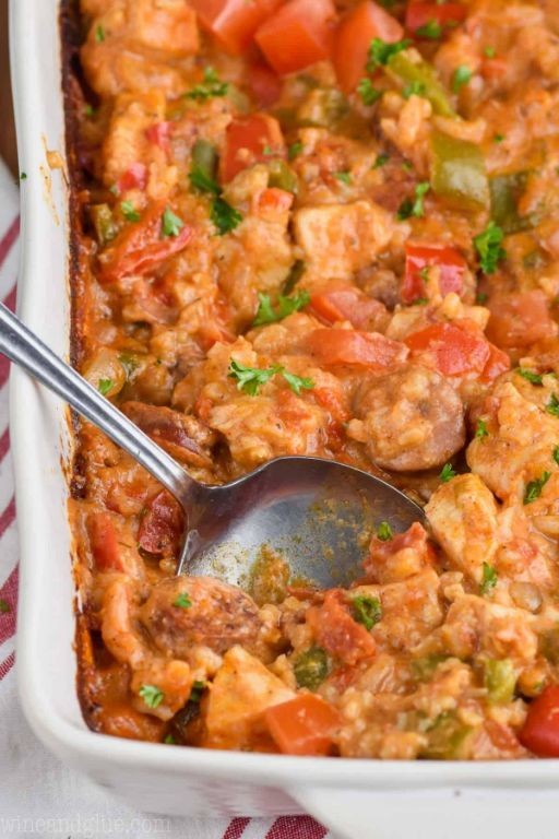 Cajun-Spiced Chicken and Dressing Casserole