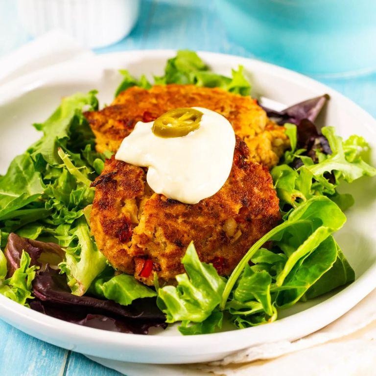 Cajun-Spiced Salmon Cakes with Creole Mustard