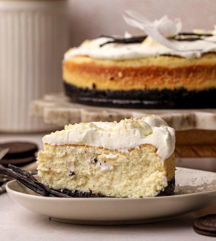 Calamity Vanilla Bean Cheesecake