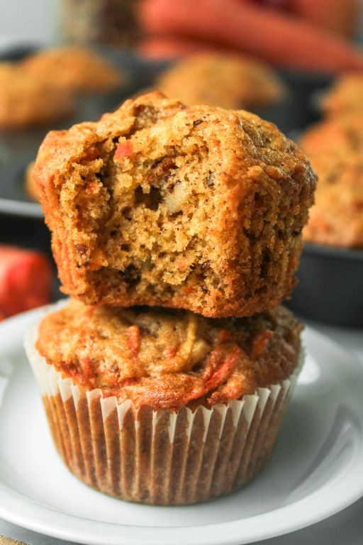 Canned Carrot and Apple Muffins