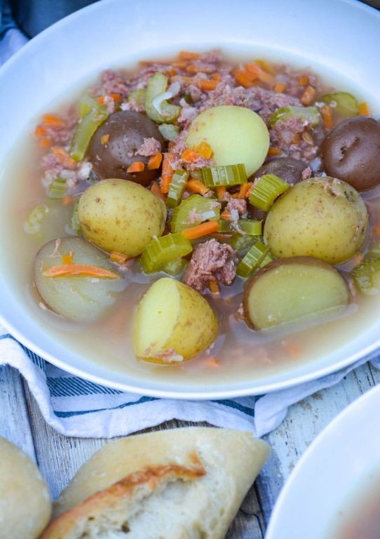 Canned Carrot and Beef Stew