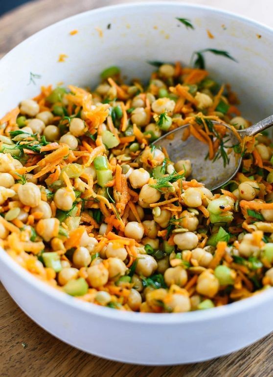 Canned Carrot and Chickpea Salad