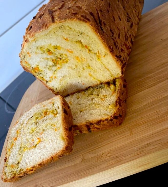 Canned Carrot and Herb Bread