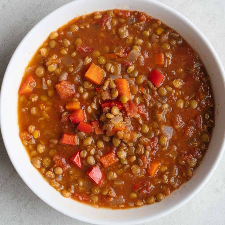 Canned Carrot and Lentil Stew