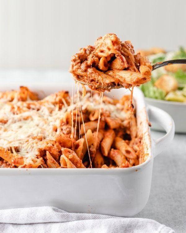 Canned Venison Pasta Bake