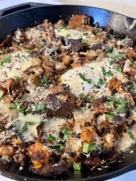 Canned Venison and Potato Hash