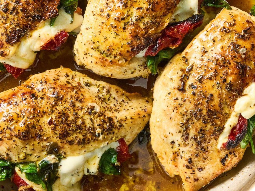 Caprese Stuffed Chicken Breast